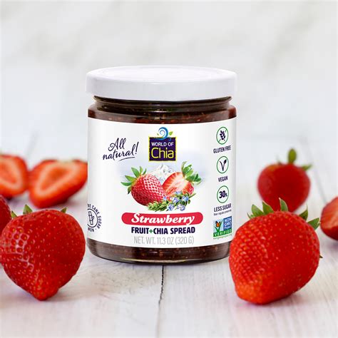 Retail Extra Fruit Chia Fruit Spreads Flavors Pack World Of Chia