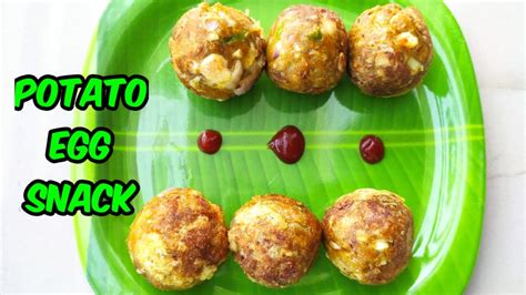 Easy Potato Egg Snackquick Egg Balls Recipeunique Tasty Bitesegg