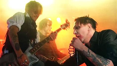 Watch Johnny Depp's Surprise Performance at Marilyn Manson's Halloween Show