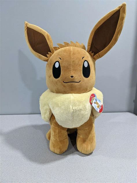 Pokemon Eevee 24" Plush NEW Officially Licensed Gamestop Soft New With ...