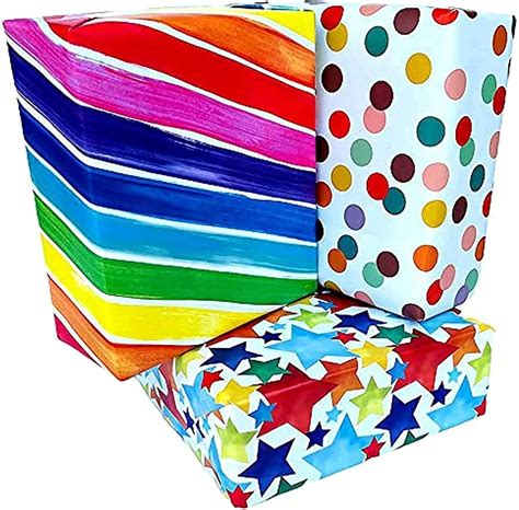 Premify Rainbow T Wrapping Paper Rolls 9 Meter T Wrapping Paper