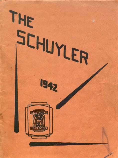 1942 Yearbook From Schuylerville High School From Schuylerville New