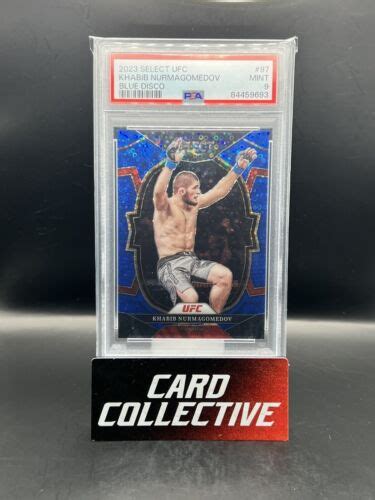 2023 Panini Select UFC Khabib Nurmagomedov 203 Blue Disco Prizm 2 49