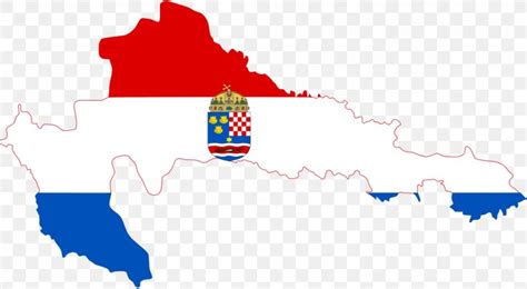 Kingdom Of Croatia-Slavonia File Negara Flag Map Clip Art, PNG ...