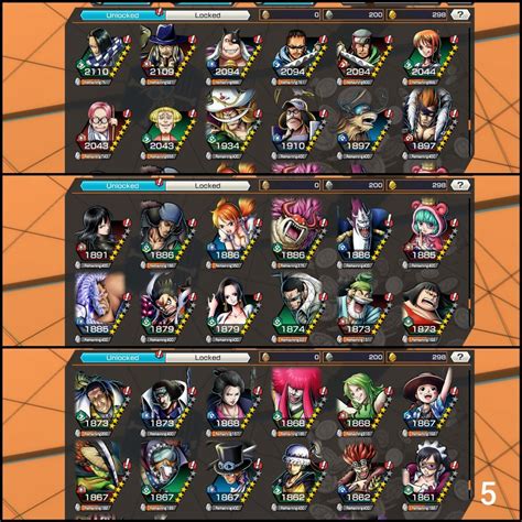 Opbr One Piece Bounty Rush Account Ex Shanks Biru Kaido Defender