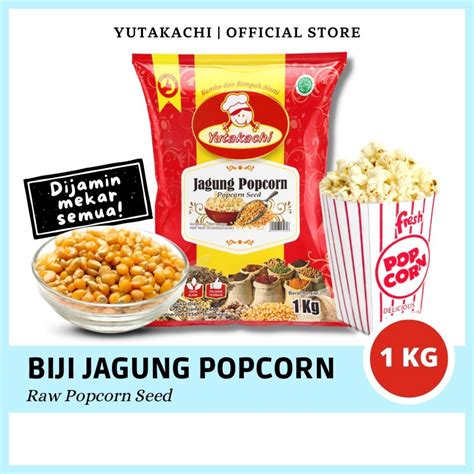 Jual Jagung Popcorn Kg Yutakachi Popcorn Mentah Shopee Indonesia