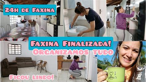 Horas Faxinando Limpamos E Organizamos Tudo Casa Simples No