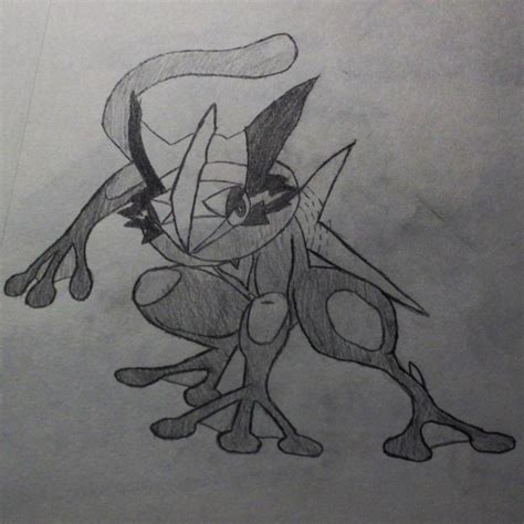 Had a go at drawing Ash-Greninja! : r/pokemon