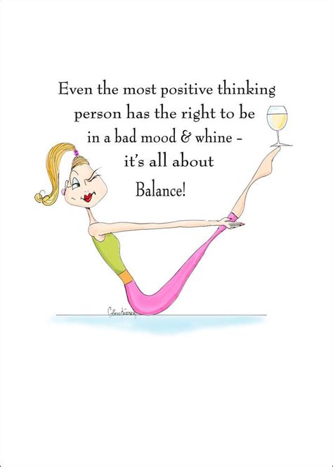 NEW Funny Balance Yoga Card Yoga Humor Coping Friendship | Etsy | Yoga ...