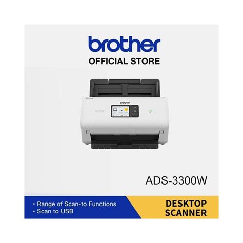 Scanner Brother Network Ads Ppm Adf Wifi Lan