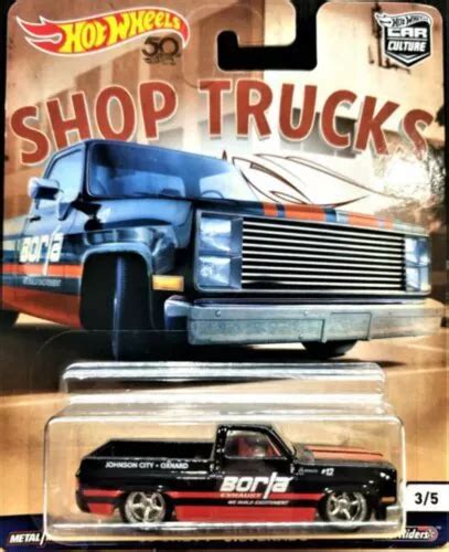 Hot Wheels Car Culture Chevy Silverado Shop Trucks Parcelamento Sem Juros