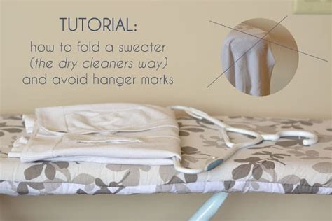 How to Fold and Hang a Sweater - Ask Anna