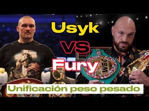 Nuevo CAMPEÓN INDISCUTIDO Peso Pesado Oleksandr Usyk vs Tyson Fury