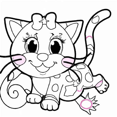 Desenhos Para Colorir Da Gatinha Marie - 10