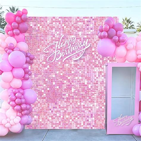 Amazon Shimmer Backdrop Pink Shimmer Wall Backdrop Panels