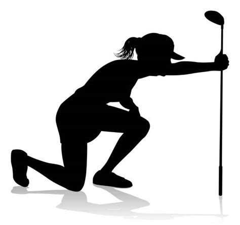 20+ Ladies Golf Silhouette Stock Illustrations, Royalty-Free Vector ...