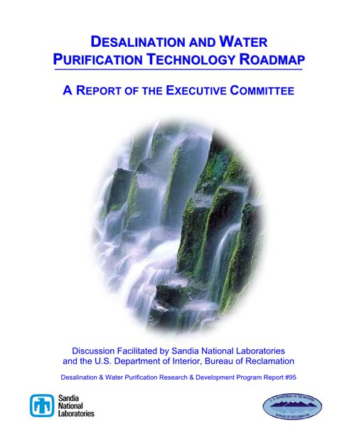 Desalination And Water Purification Technology Roadmap Report Docslib