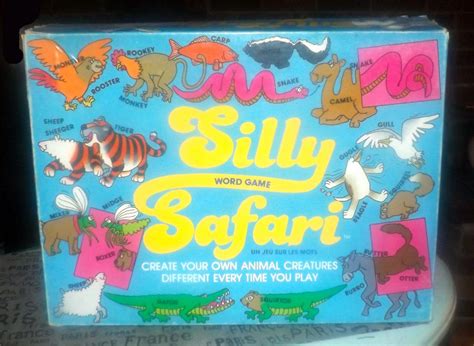 Vintage 1985 Silly Safari Board Game Published By Boutique Etsy