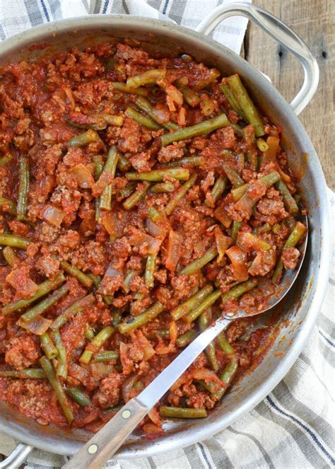 Lebanese Beef And Green Beans