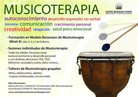 Qué es la Musicoterapia Centro Benenzon España de Musicoterapia y