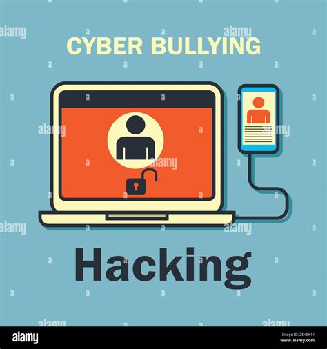 Cyber Bullying On Internet For Cyber Bullying Concept Vector