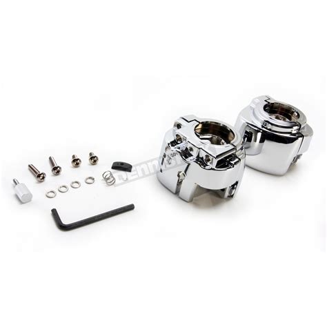 Drag Specialties Chrome Handlebar Control Kit W Switch Housings