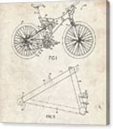 Pp965 Vintage Parchment Mountain Bike Patent Art Digital Art By Cole