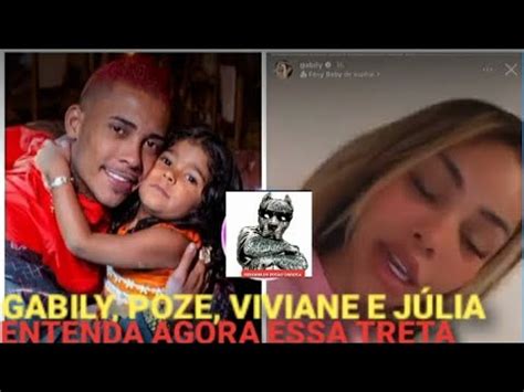 Gabily Namorada Do Mc Poze Explica Sobre Exposi O Da J Lia Em Sua