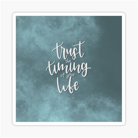 "Timing is Everything" Sticker for Sale by jcale | Redbubble