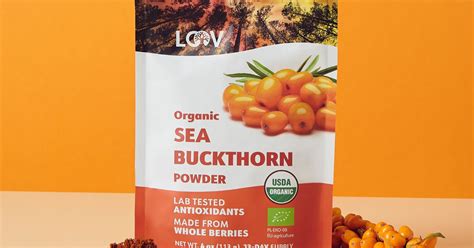 Sea Buckthorn Berry │ Air Dried Powder Loov Organic