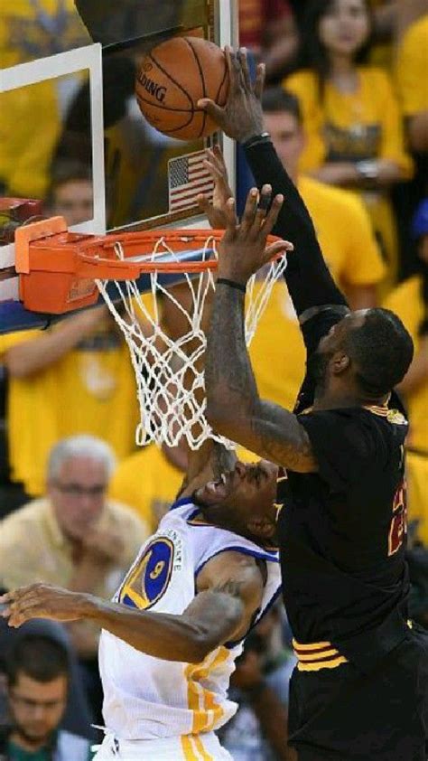 Lebron James block Iguodala | Basketball pictures, Lebron james, Basketball