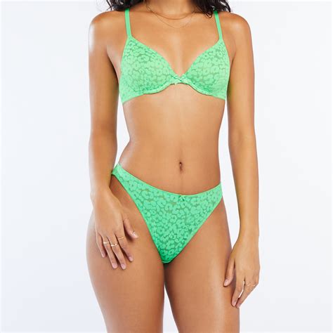 Leopard Lace Crotchless Bikini Savage X Fenty France