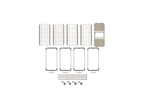 Metro Pr48vx4 Xdr Metromax I Mobile Drying Rack Wtwo Tray Racks Two Pan Racks And Drip Tray