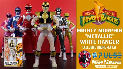 Power Rangers Lightning Collection MIGHTY MORPHIN METALLIC WHITE RANGER