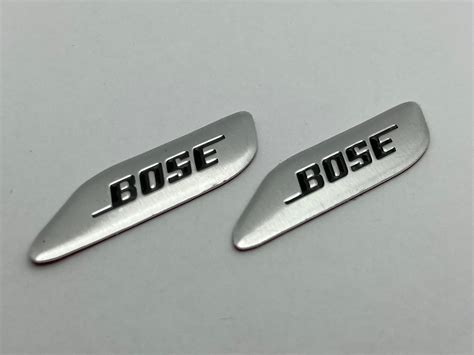 2 X Bose Emblem Speaker Badge Decal Sticker Audio 3D Aluminum Alloy - Etsy