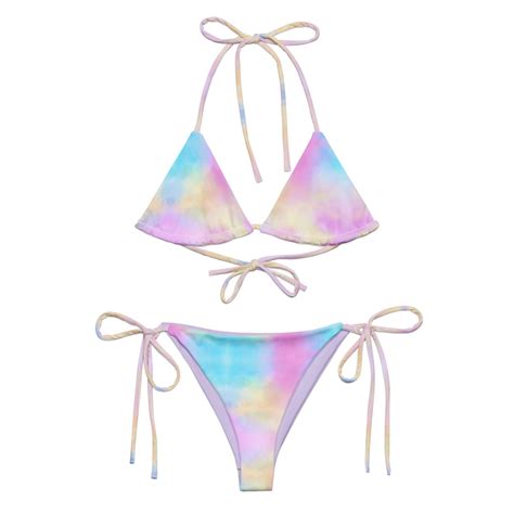 Girl PWR Feminist Recycled String Bikini Feminist Store