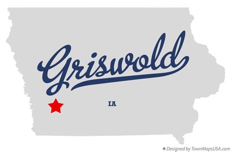 Map of Griswold, IA, Iowa