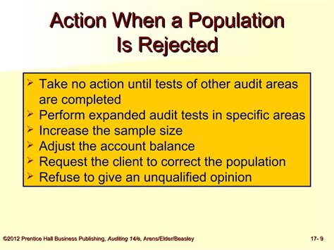 Audit Sampling For Tests Of Details Of Balances PPT