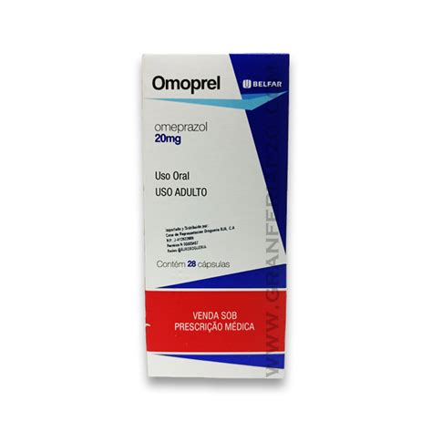 Para Que Serve O Remédio Omoprel - Omoprel (Omeprazol) 20MGX28Cap Belfar - Gran Feria PZO