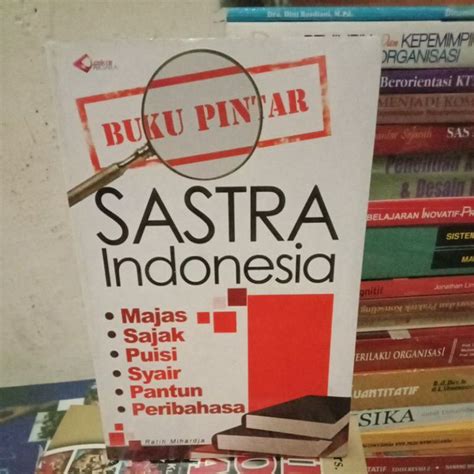 Jual Buku Pintar Sastra Indonesia Majas Sajak Puisi Syair Pantun