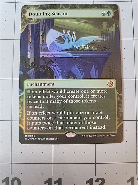 Doubling Season Wilds Of Eldraine Enchanting Tales Nm Mtg Foil