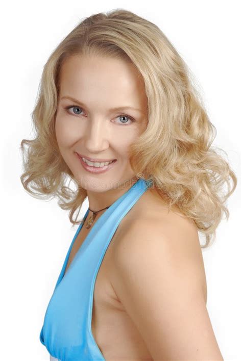 Blonde Girl With Cell Phone Stock Image Image Of Girls Blonde