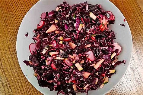 Rotkohl Gem Se Salat Von Ohcinderella Chefkoch