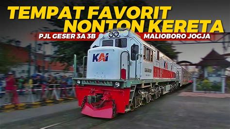 Hunting Kereta Api Sore Di Perlintasan Unik Pjl Geser Malioboro