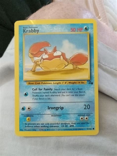 Krabby Fossil Misprint Values Mavin