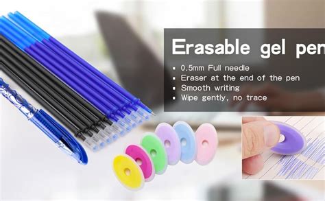 Mrooful Lot De Recharges De Stylo Gel Effa Able Friction Avec