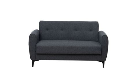 Leo Convertible Loveseat Sleeper Gray By Furnia Furniture