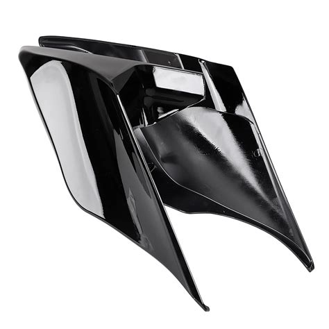 Buy Vivid Gloss Black Stretched Extended Side Panel Cover For Harley