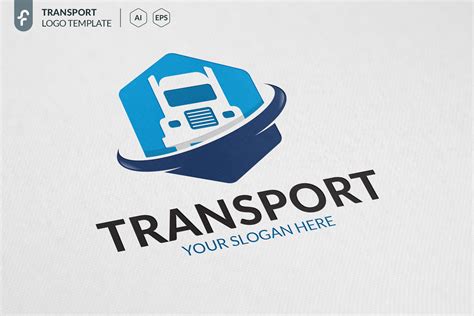 Transport Truck Logo Creative Logo Templates Creative Market