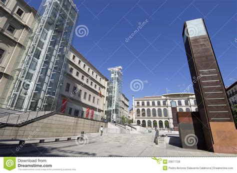 Museum Reina Sofia editorial stock image. Image of exterior - 23677729